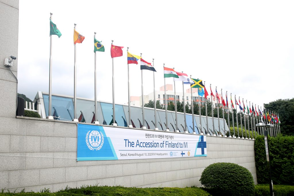Finland joins IVI with a flag-raising ceremony