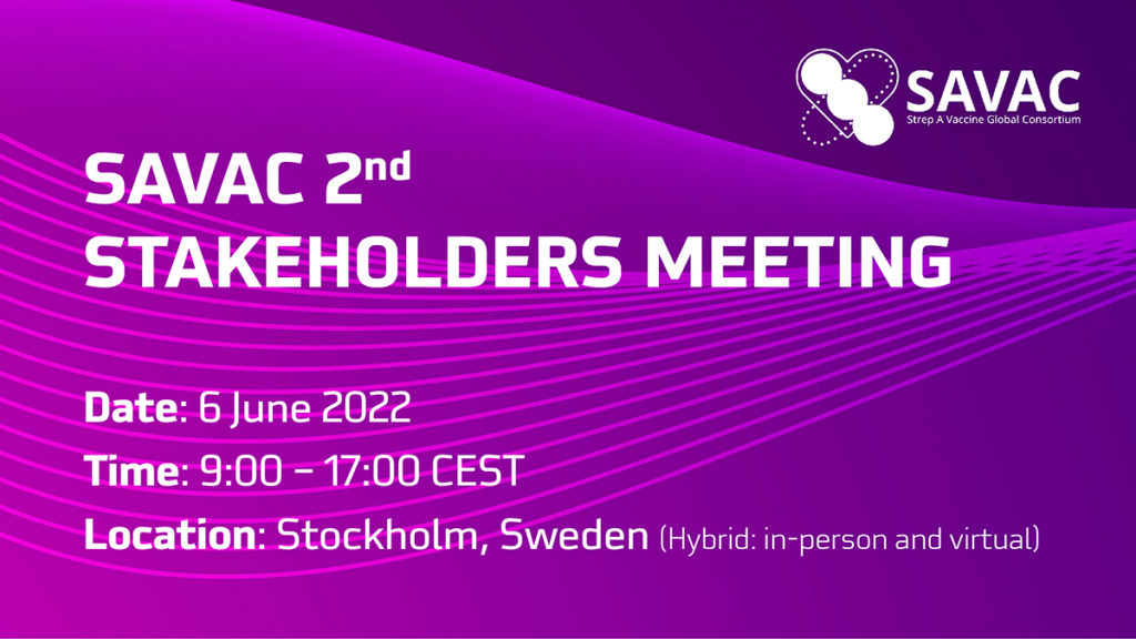 Strep A Vaccine Global Consortium (SAVAC) 2nd Stakeholders’ Meeting