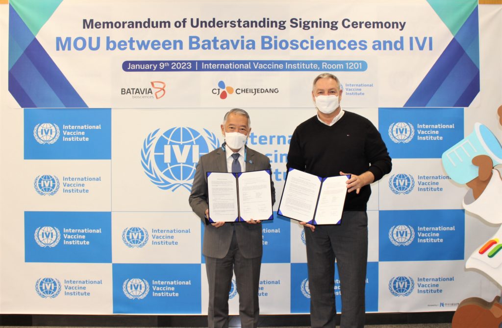 IVI, Batavia Biosciences exchange memorandum of understanding for vaccine research and development