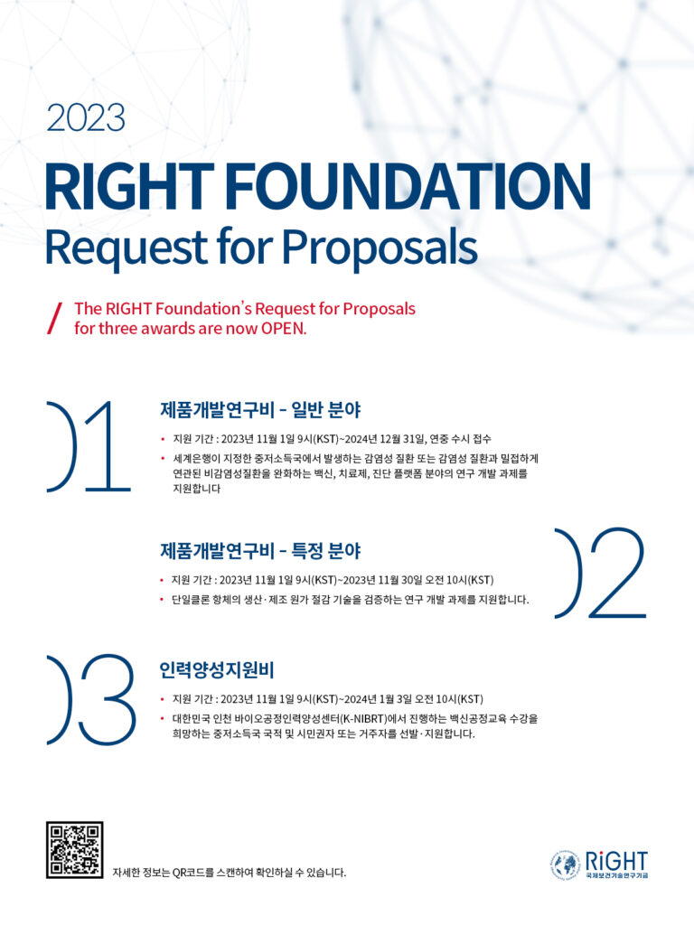 [국제보건기술연구기금] 2023년도 연구비 지원사업 공고 안내