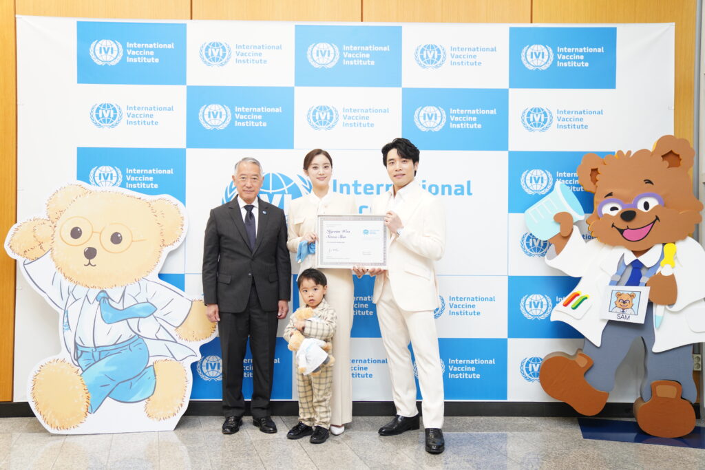 Hyerim Woo and Siwoo Shin appointed Goodwill Ambassadors of the International Vaccine Institute